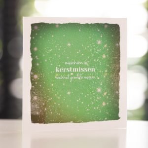 Wenskaart - 'Kerstmissen'