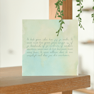 Wenskaart - Hoe jij je voelt