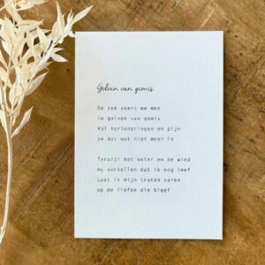 Troostkaart - Golven van gemis