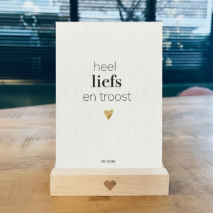 Troostkaart - Heel veel liefs en troost