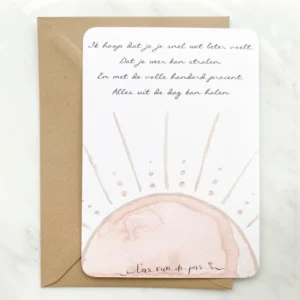 Wenskaart - beterschap