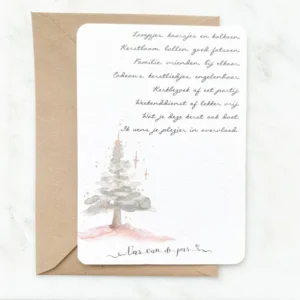 Wenskaart Vers Van De Pers - wat je deze kerst ook doet