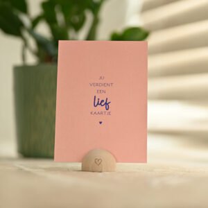 wenskaart - lief kaartje