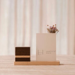 Mini urne met plankje Laatste Huis