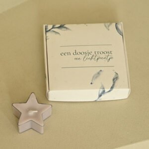 Doosje troost met lichtpuntje