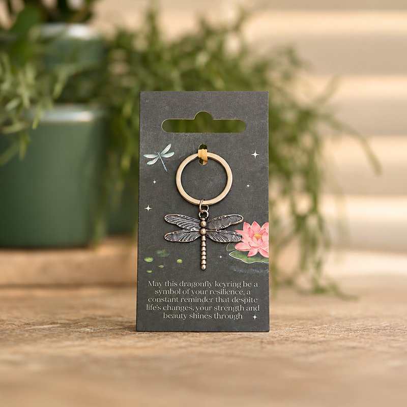 Libelle sleutelhanger