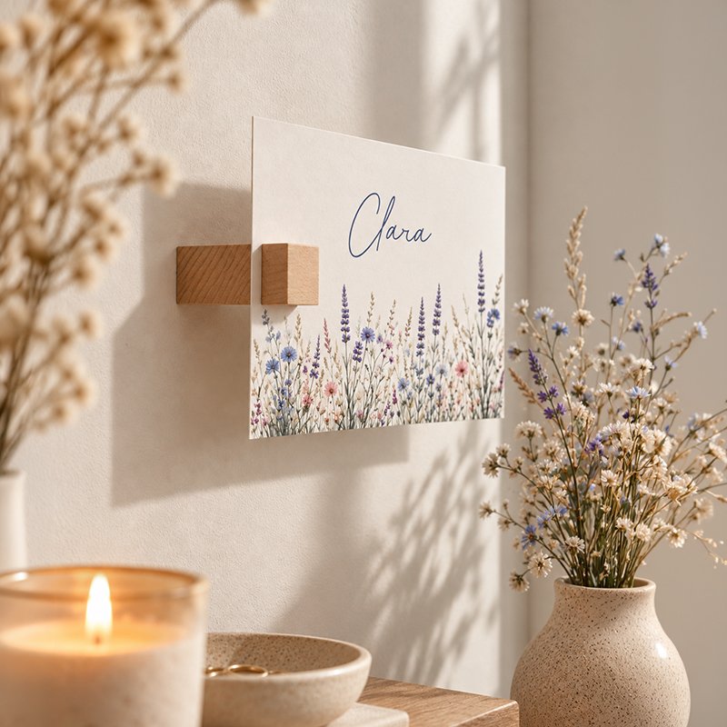 Magnetische kaartenhouder muur