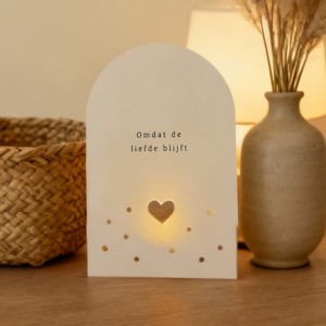 Lichtkaart - Omdat de liefde blijft