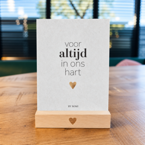 Troostkaart - Voor altijd in ons hart