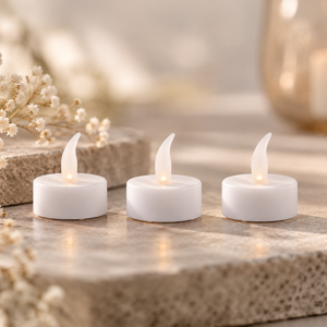 Set van 3 LED-theelichtjes